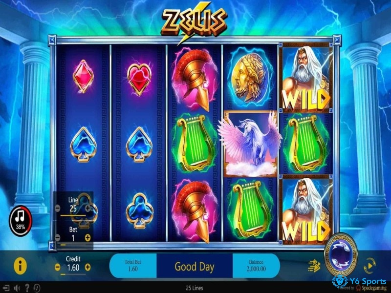 Zeus slot tựa game của huyền thoại tại Slot game King88